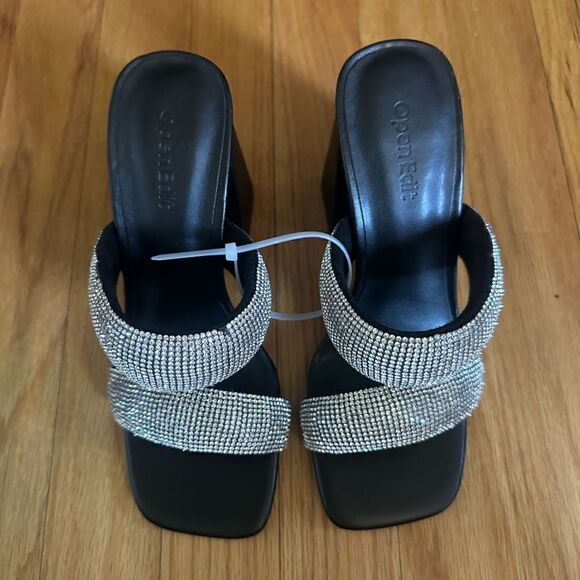 Open Edit | Sasha Rhinestone Sandal - Picture 3 of 7